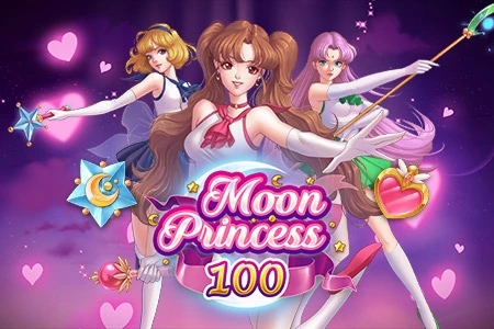 Trzy wojowniczki z serii Moon Princess 100 na tle kosmosu